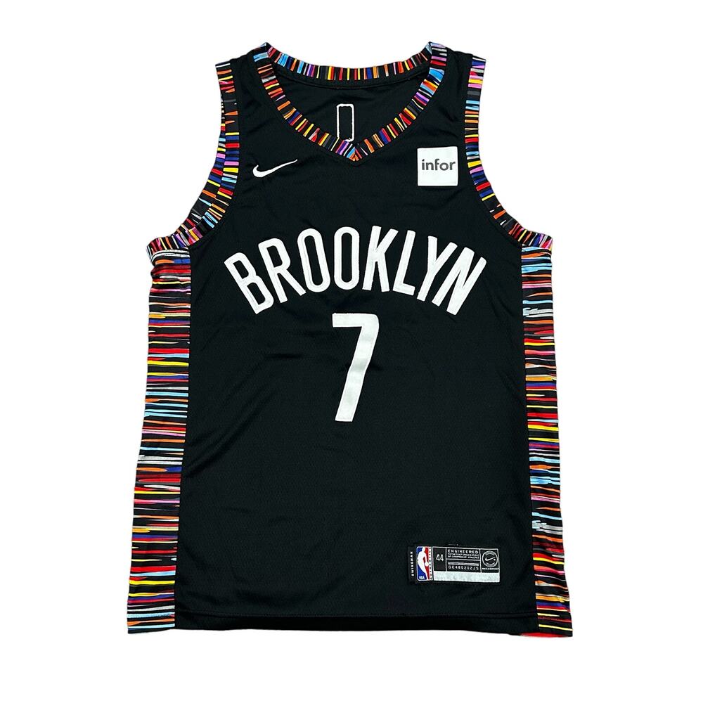Nike Kevin Durant Jersey Swingman Brooklyn Nets Black Rainbow Size 44